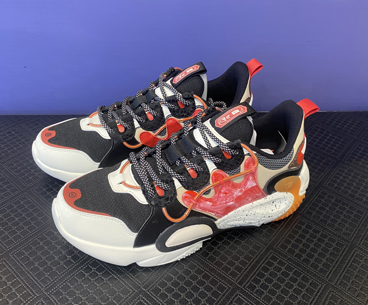 鸿星尔克男鞋王者荣耀联名款拼色运动跑步男鞋时尚百2022新款王者弜弹