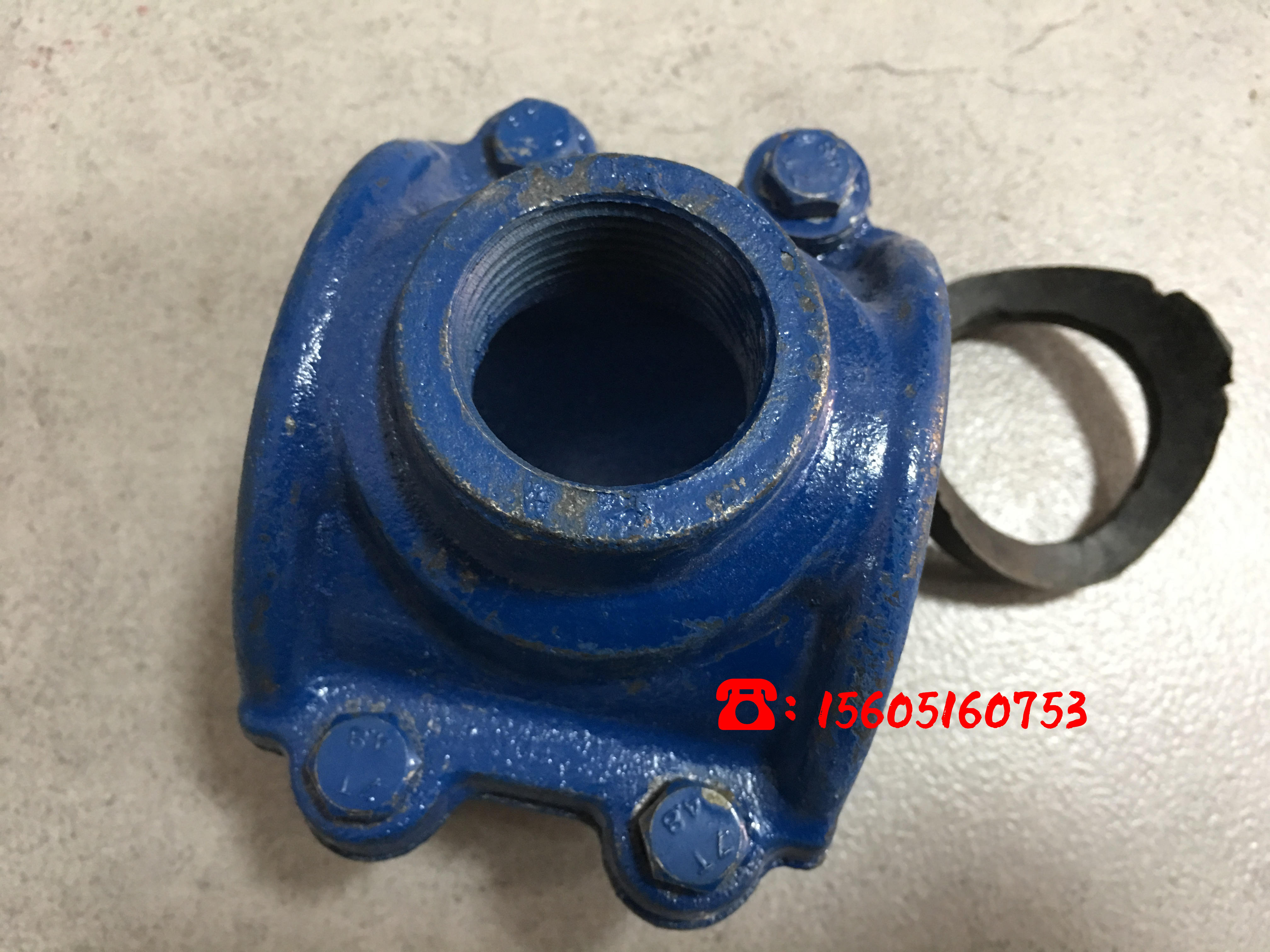 哈夫节开孔三通铁管pe/ppr塑料管分水三通打孔机械三通变径分水卡