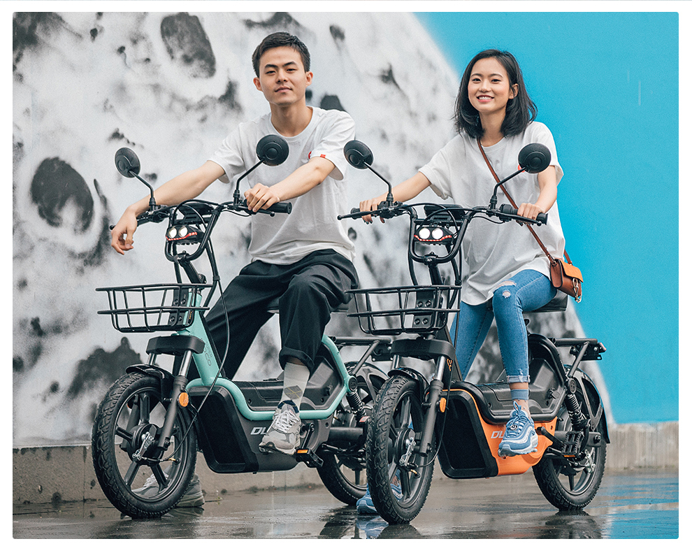 速珂(super soco)du系列智能踏板电动自行车 锂电池电瓶车 烈焰红 du2