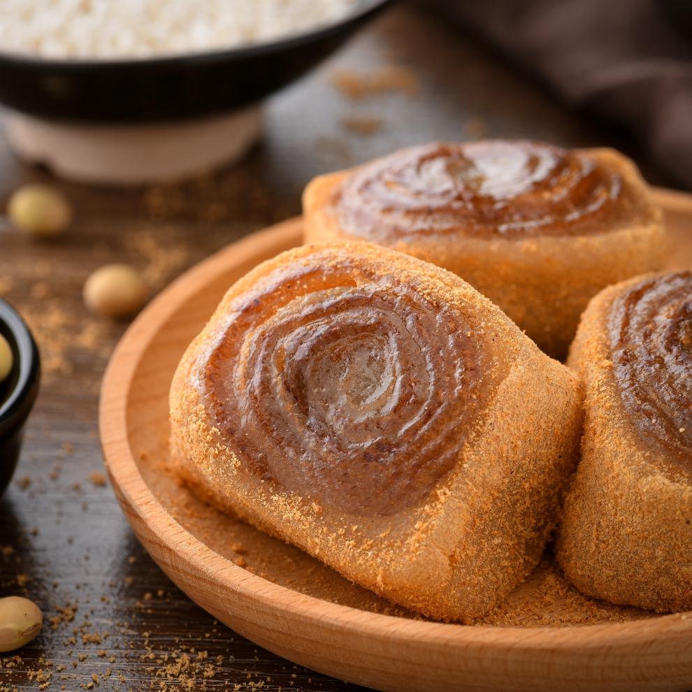 东北特产小吃驴打滚打糕糕点糯米糍糕正宗老北京芝麻豆面卷250克 250