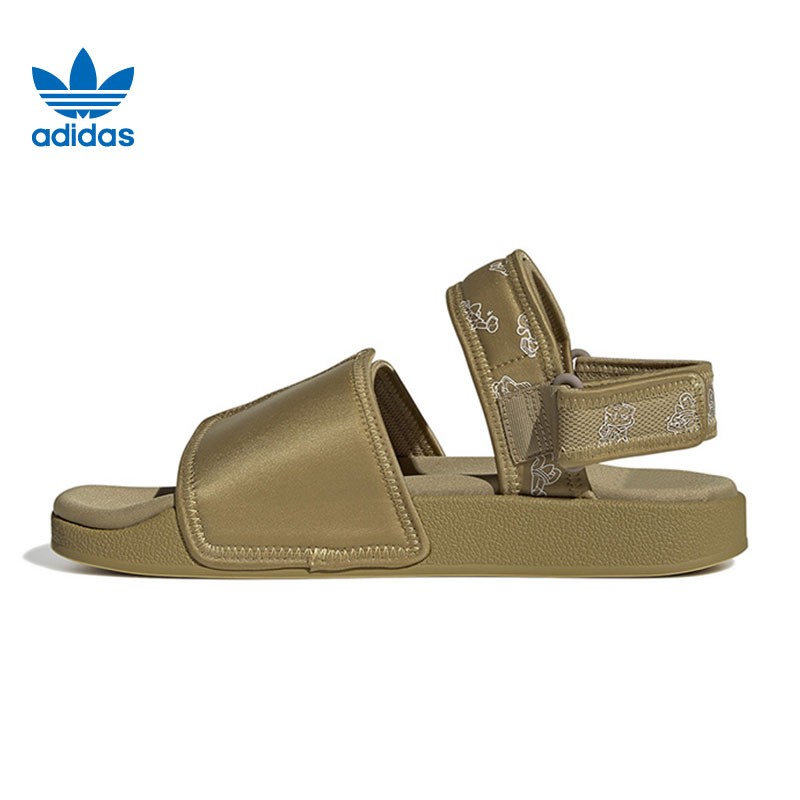 adidas阿迪达斯三叶草凉鞋男女鞋夏季运动休闲鞋时尚潮流沙滩鞋居家