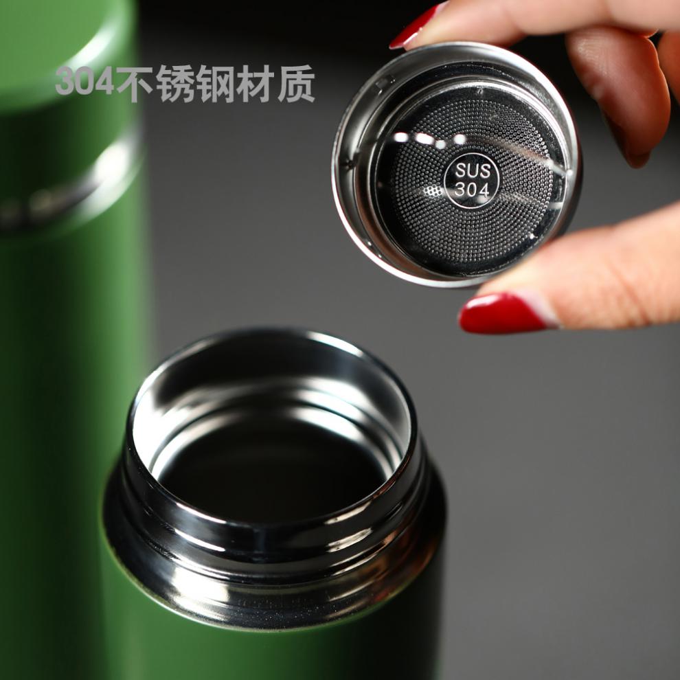 将军水杯退伍老兵水杯定制老兵车载军绿色不锈钢退伍聚会保温杯送战友