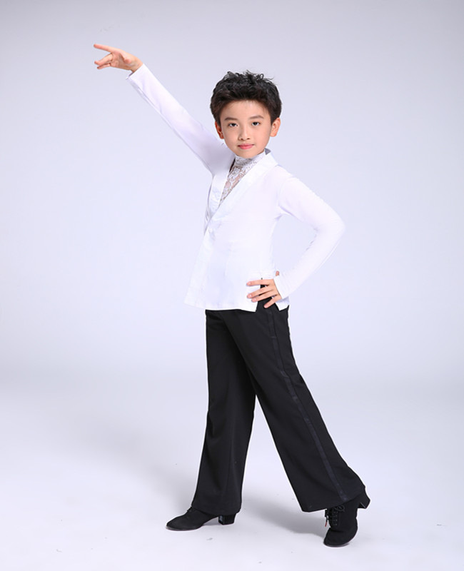 新品推荐 少儿男童拉丁舞服装儿童标准考级服专业比赛服男孩拉丁舞蹈