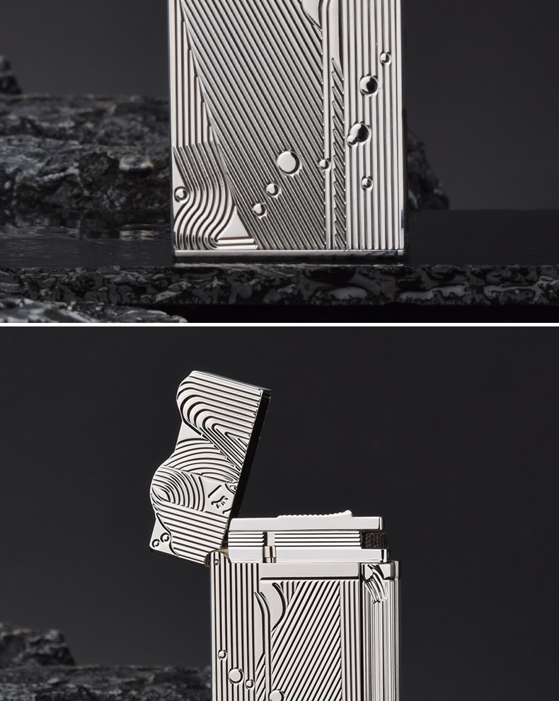 海贼王山治同款打火机【战壕旗舰店】煤油朗声钢音男友 银色【图片