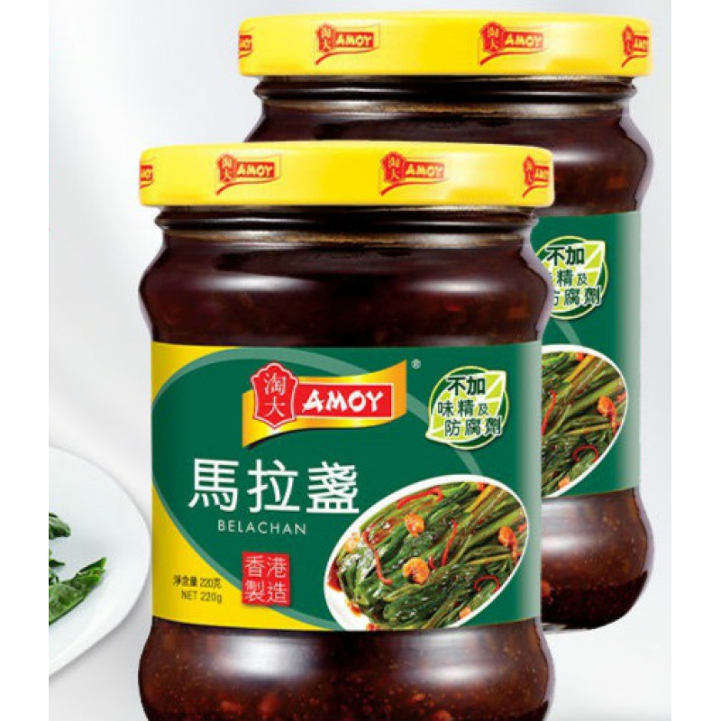 马拉盏酱 220g 虾酱炒饭捞面空心菜调味料即食 马拉盏220g*1瓶【虾酱