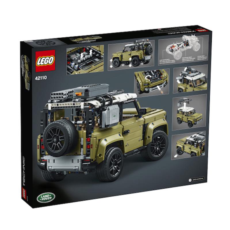 lego乐高机械系列42110路虎卫士11岁 越野车模粉丝收藏拼装积木儿童