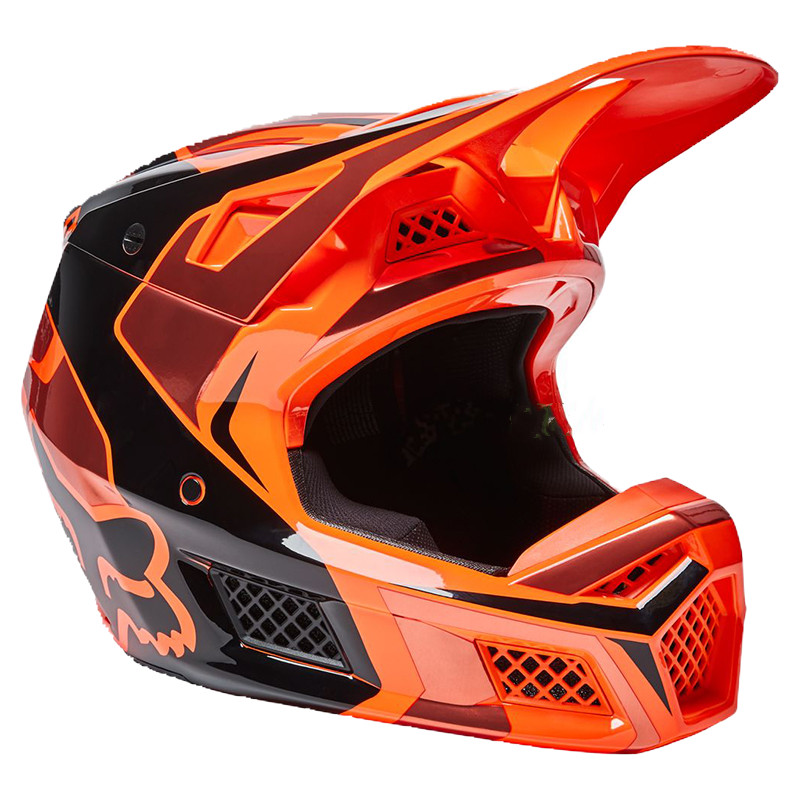 fox越野盔摩托车v1美国v2新款v3头盔男场地林道拉力骑行赛车全盔 宝