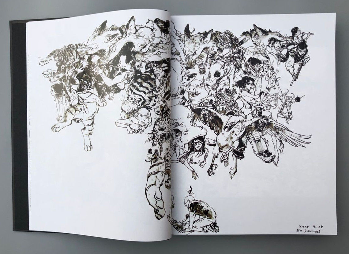 金正基手稿速写2016sketch collection金政基插画素描手绘画集 金正基