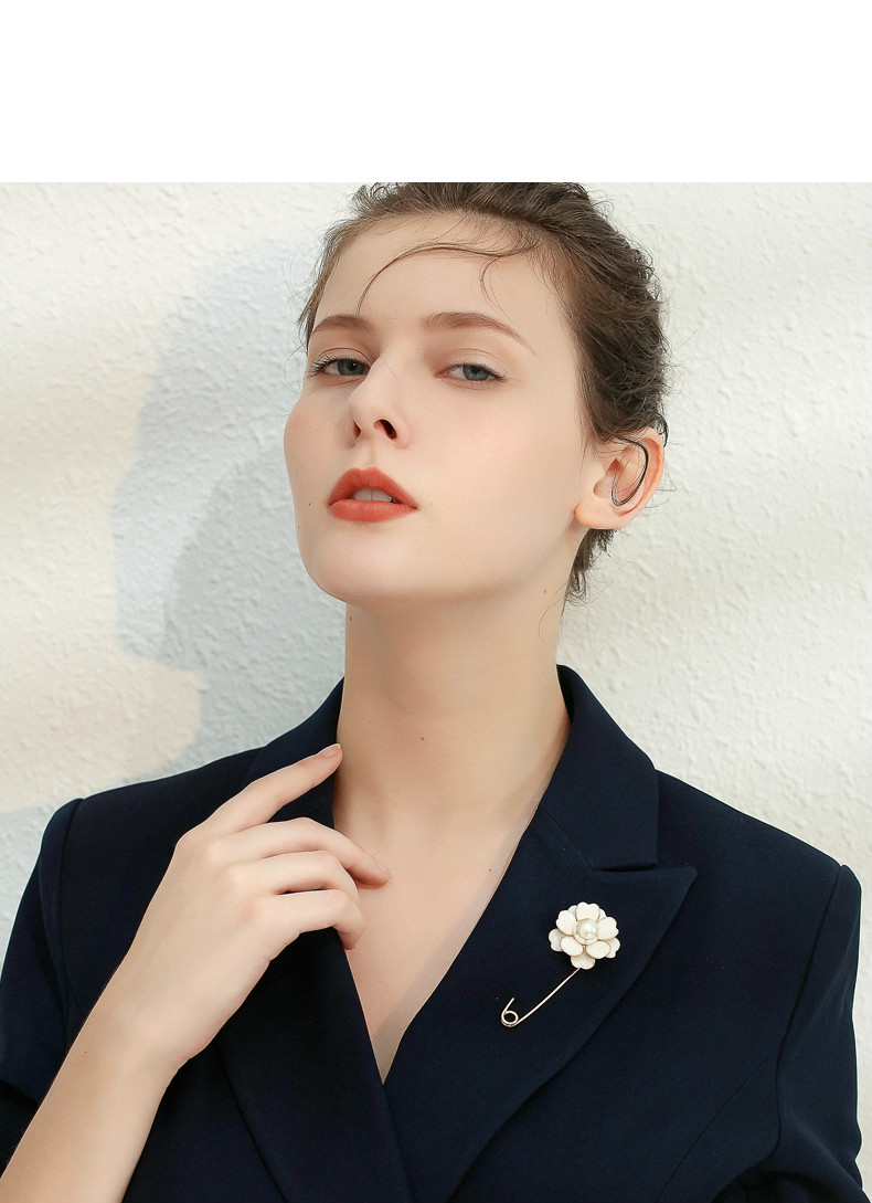 zzzsyzxl饰品人造珍珠胸针女韩国开衫毛衣大衣扣针装饰配饰衣服胸花大