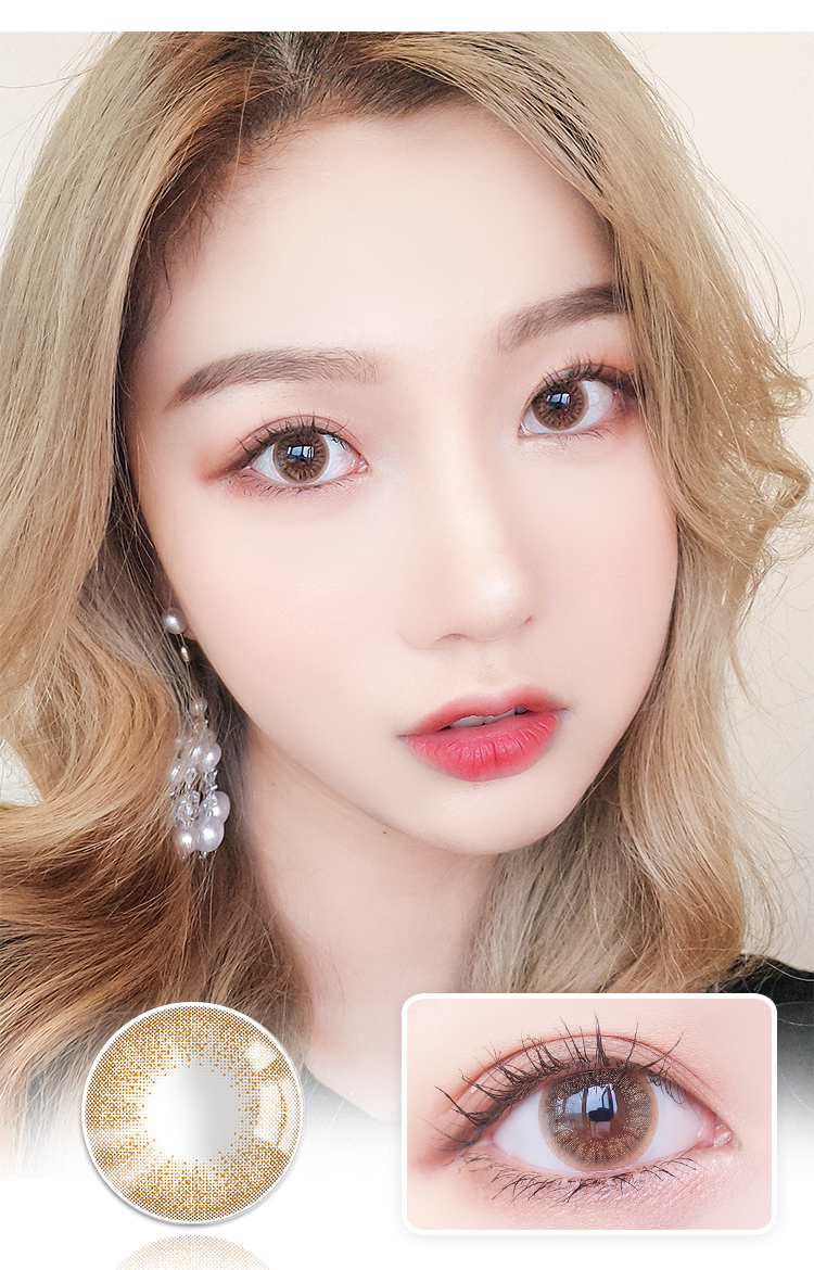 miomi米欧米美瞳自然混血年抛大小直径隐形眼镜韩国网红同款1片装 p29