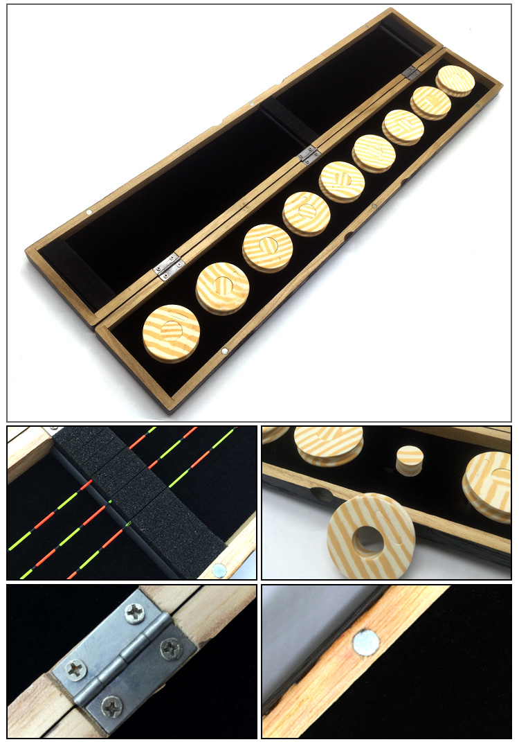 桐木多功能浮漂盒木制渔具实木质鱼漂盒子线盒主线盒套装钓鱼用品 漂