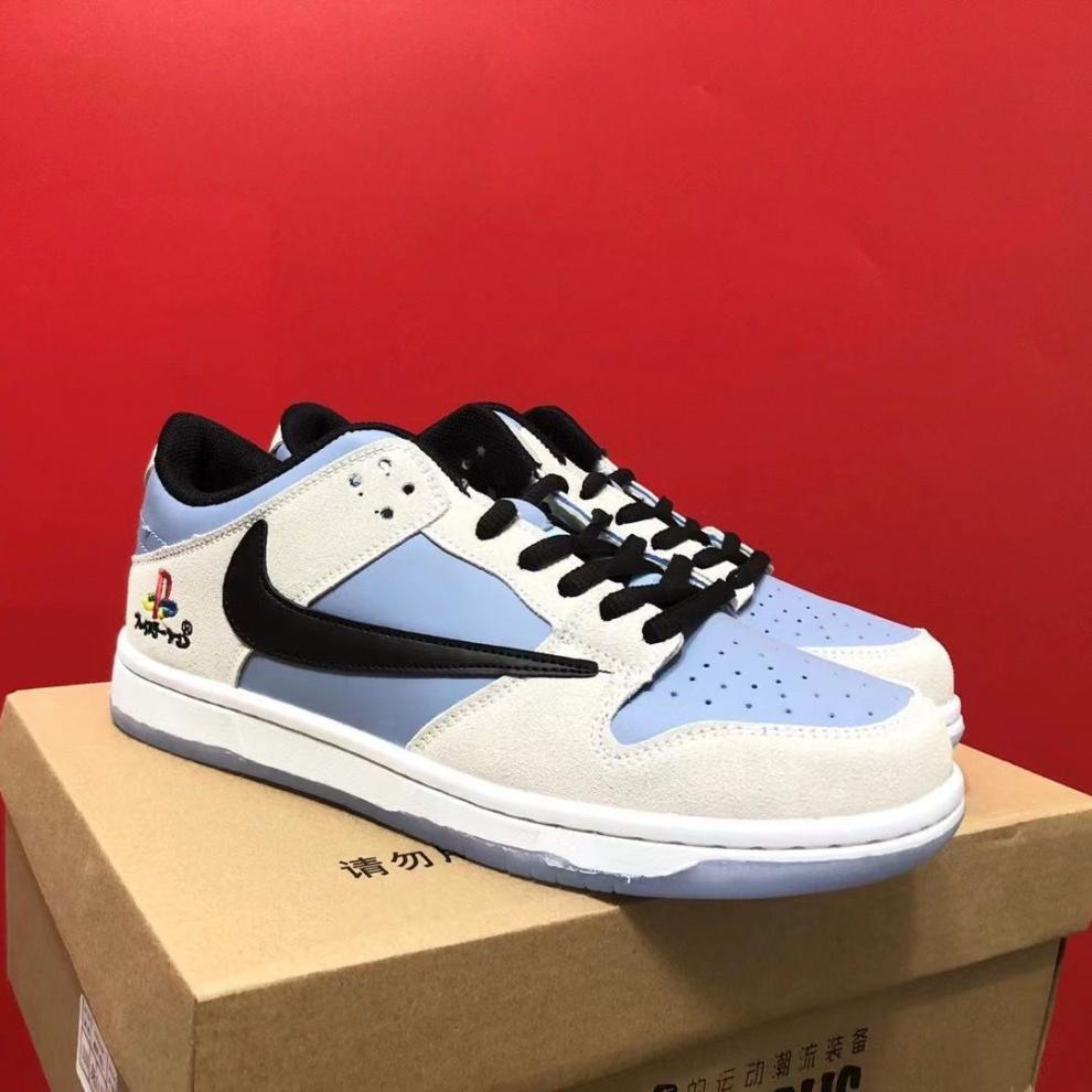 pkag【莆田纯原】dunk sb灰白倒钩撞色板鞋aj低帮男鞋情侣学生日系
