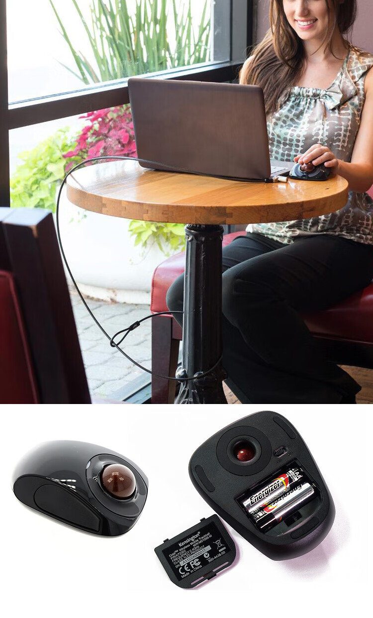 龙觇 美国无线鼠标kensington无线轨迹球鼠标画图调色健康懒人手指