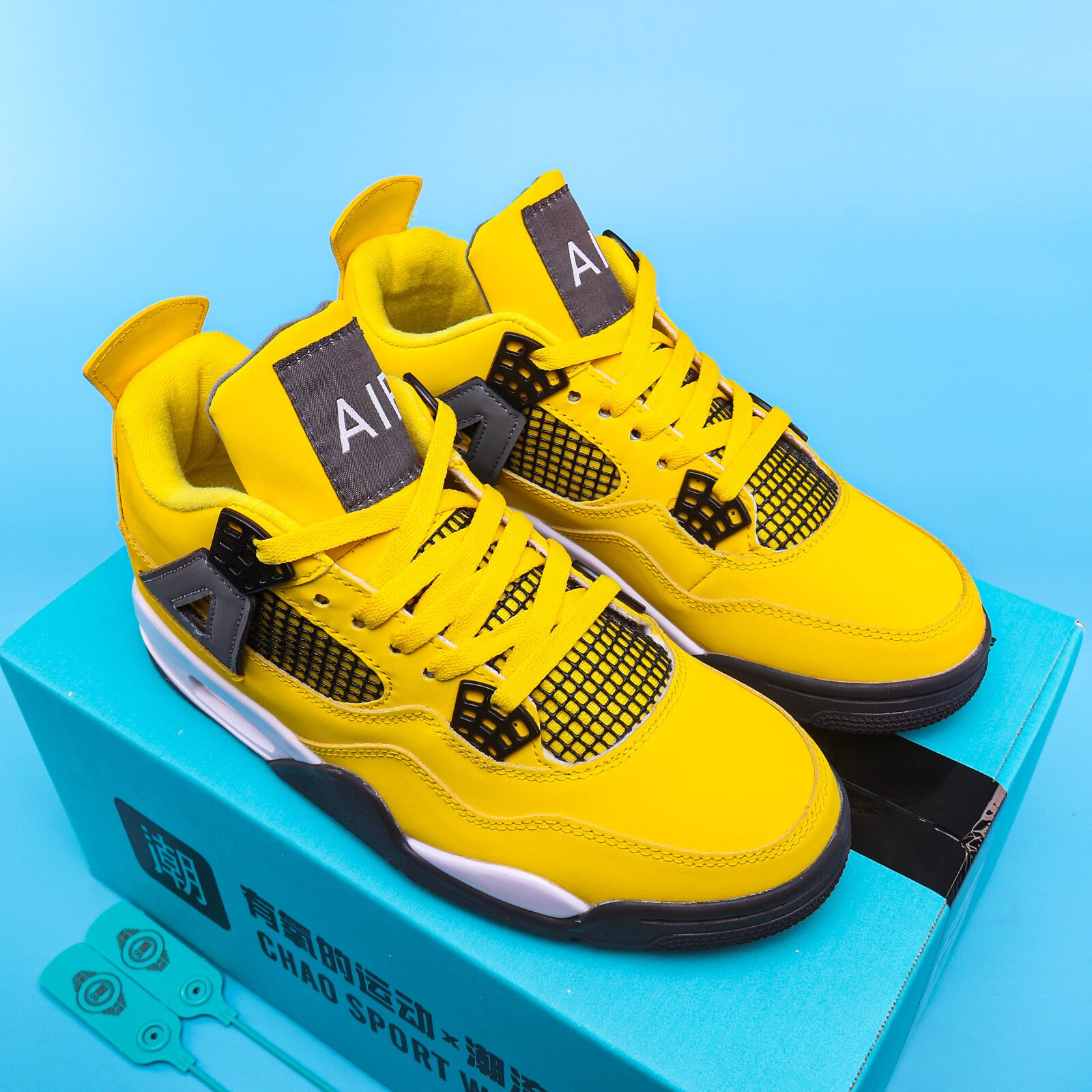 耐克nike官方aj4电母gs磨增高休闲运动鞋ins同款气垫缓震轻便学生篮