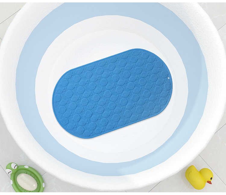 德国儿童硅胶材质洗澡垫宝宝浴盆防滑垫洗浴脚垫婴卡通澡盆卫浴防滑垫