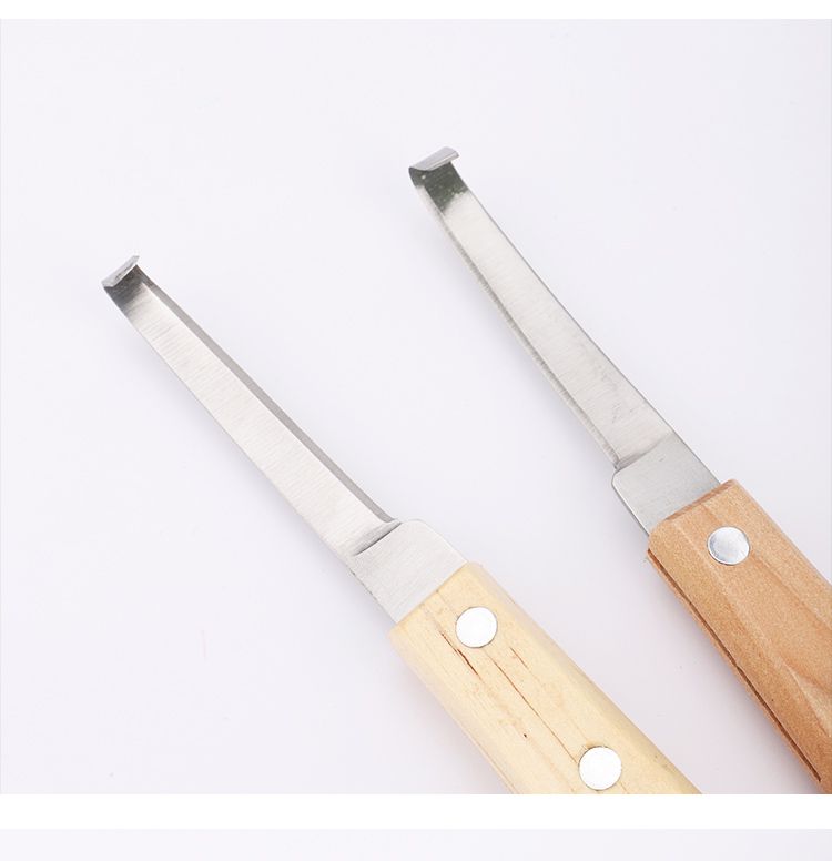 汐岩 牛用修蹄刀牛用直刀弯刀左右手修牛蹄工具畜牧养殖场奶牛修蹄神