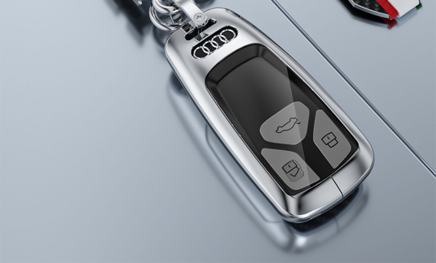 奥迪q3钥匙套2022款q2l新a3l/q5老q7折叠r8/s3/a1/a4/a6车包扣壳 c款