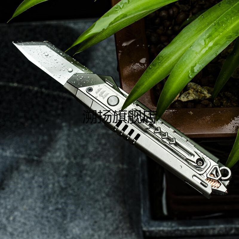 毒液美工刀 钛合金 毒液 重型美工刀 多功能edc开箱刀裁纸刀便携户外
