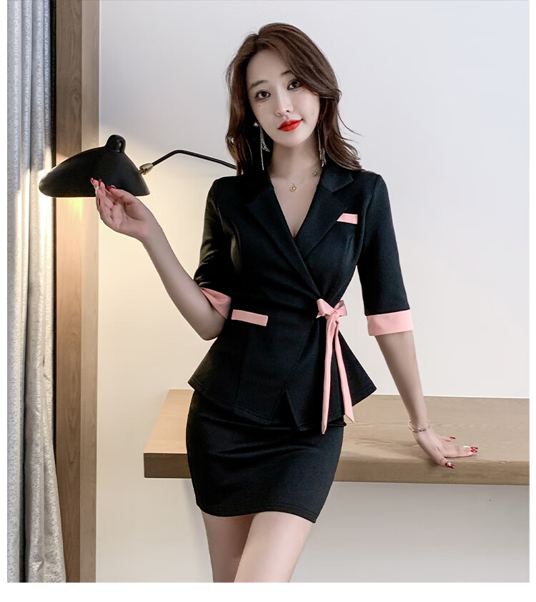 秋季足疗店技师服装沐足浴技师工作服女秋冬新款spa按摩养生按摩高端