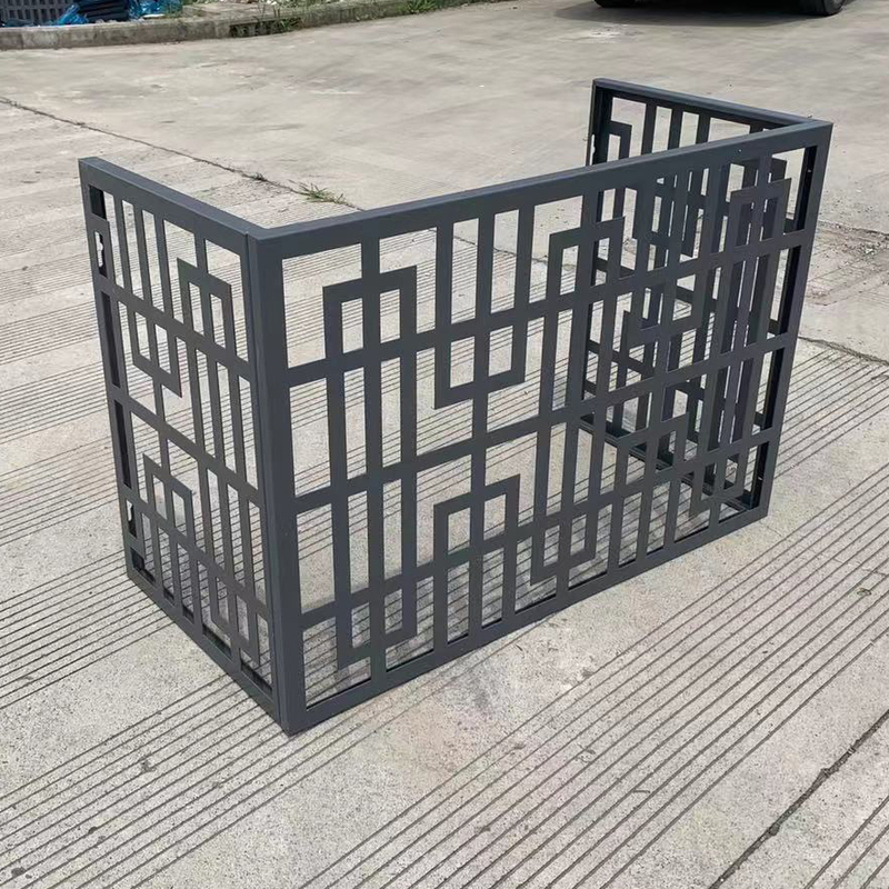 奴诗漫冲孔铝单板百叶窗空调外机罩铝合金格栅铝幕墙铝门头外立面改造