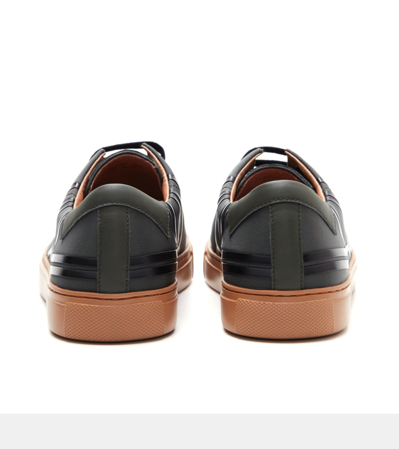 【a】劲霸男士休闲鞋新品时尚商务低帮潮鞋帆布鞋ppxd3350 黑色 37