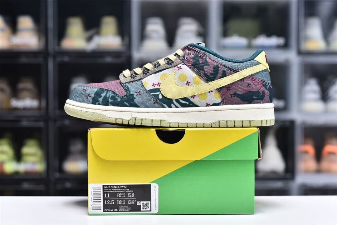 高品质 sb dunk low柠檬水洗 小腰果花 男女情侣休闲百搭运动板鞋