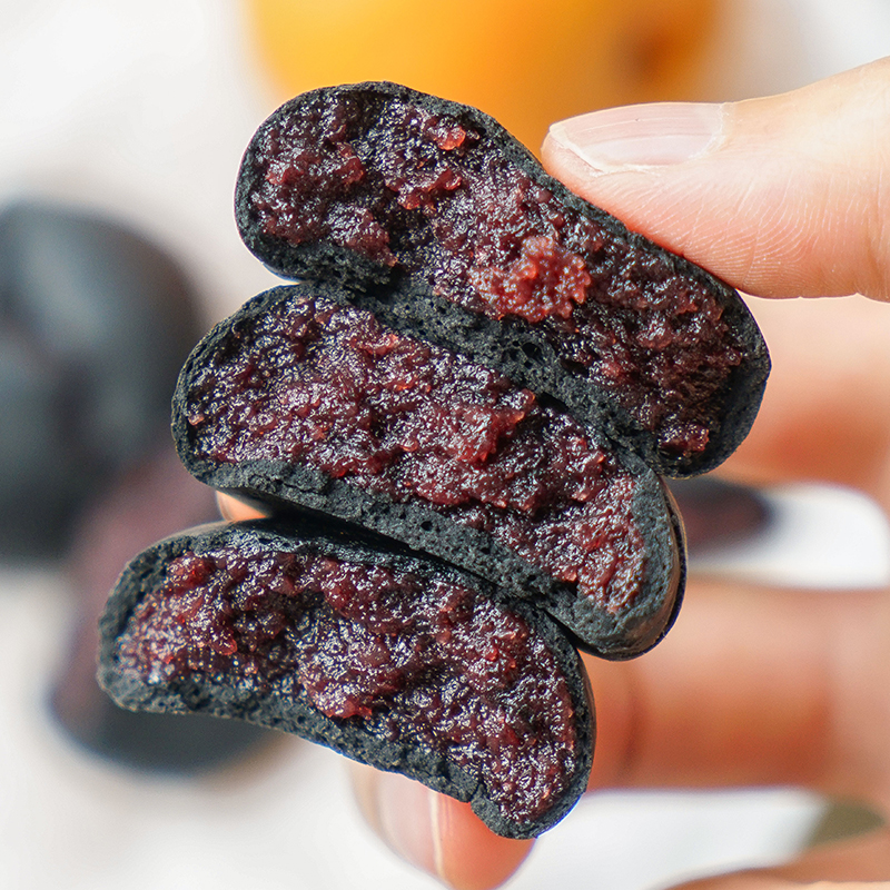 皮薄馅满 等一味 五黑紫米饼 共4袋【图片 价格 品牌 报价】-京东