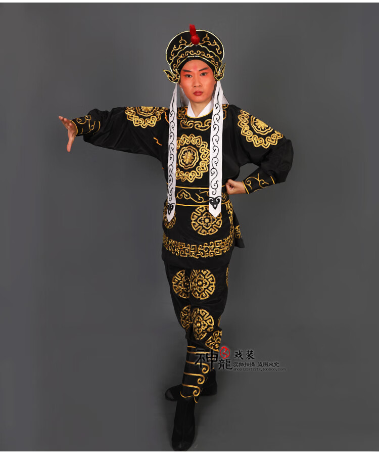 京剧服装武生戏剧戏曲龙套男兵衣经典传统古装武将古装影视跑龙套兵衣
