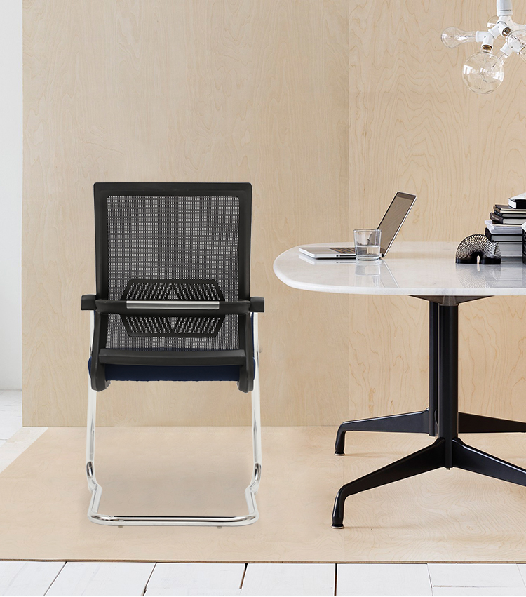中伟家用人体工程靠背网椅职员办公室会客椅子培训接待座椅书房写字椅