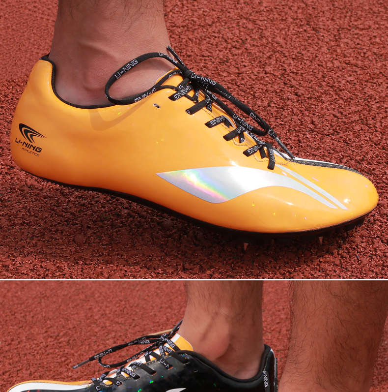 李宁(li-ning)跑钉鞋 全掌短跑钉子鞋 男女学生中考田径比赛考试中
