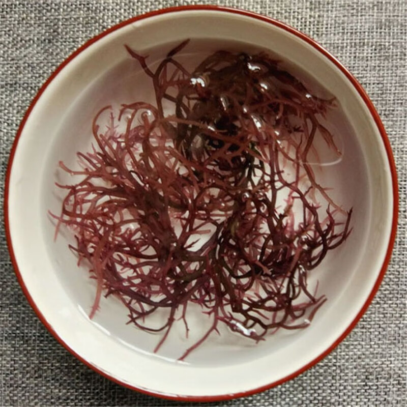 博多客 新晒冰藻 新鲜冰藻干货 凉拌菜 海草龙须菜 海藻石花菜 1000g