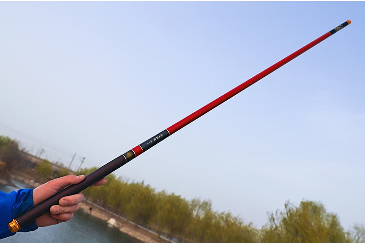 2022新款 红虎鲤鱼竿手竿碳素超轻超硬8调6h台钓竿钓鱼竿鱼竿同款套装