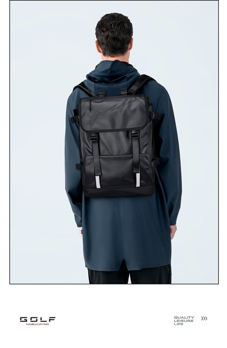 GOLF Laptop Backpack 15/16 Inch, Men's Casual Backpack for College Students, Business Trip And Outdoor Travel 7