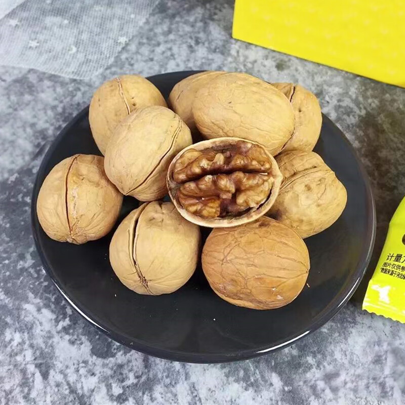 手剥烤核桃草本味薄皮纸皮奶香新疆特产5斤坚果炒货袋装10斤 【草本味