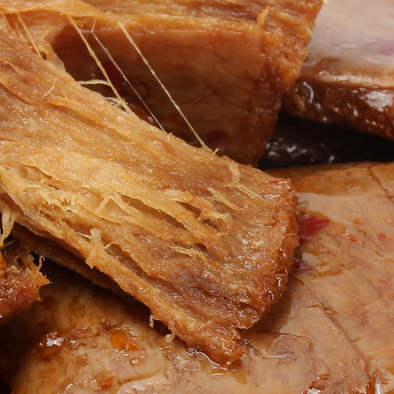 口水娃手撕素肉素牛排牛肉豆制品豆干素食小吃蛋白肉五香味办公休闲