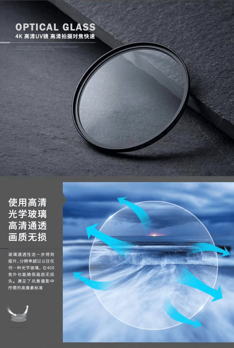 兰道bway偏振镜减光镜渐变镜滤镜套装适用于微单单反相机镜头人像风光