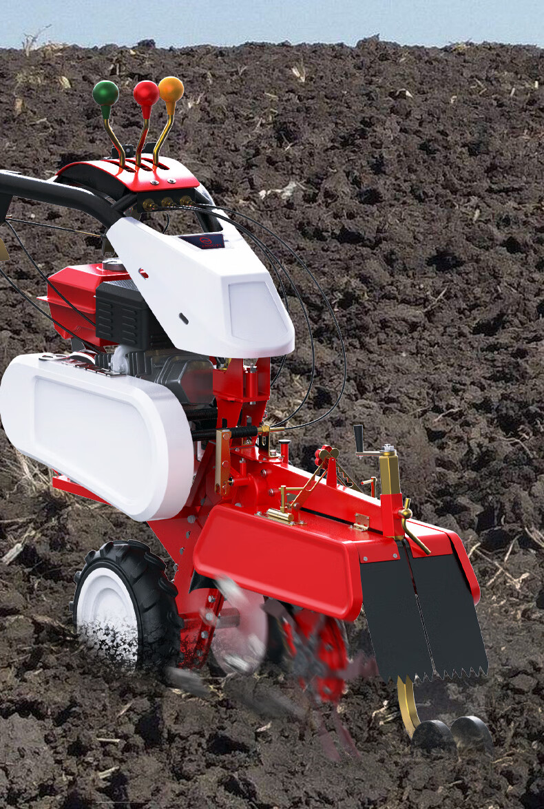 微耕机柴油 扬子农用开沟机小型水田稻田果园挖沟施肥培土起垄神器