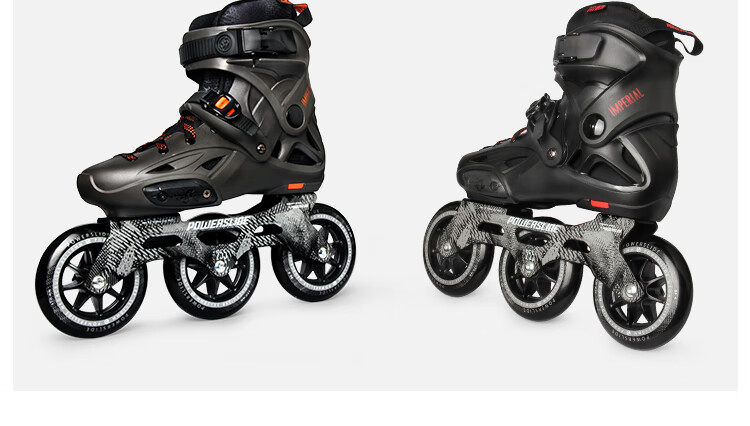 【升级新款】宝狮莱轮滑鞋大三轮刀架速滑刷街下鞋3*110mm刀架底座