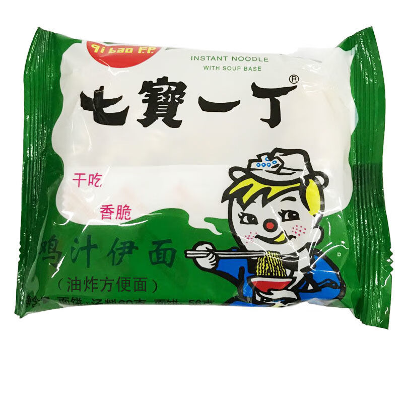 七寶一丁雞汁伊麵方便麵 60g/10包/20包/38包 七寶一丁雞汁伊麵即食麵