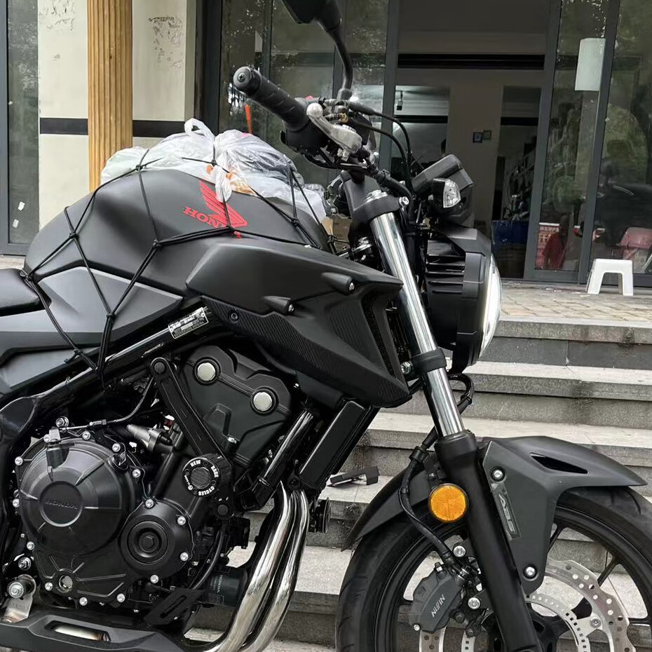 cb400f適用本田摩托車改裝cb300r無損安裝車燈cb650r圓燈大燈總成 cb