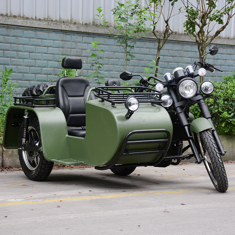 边三轮车侉子长途摩旅代步摩托车宗申300型水冷电喷全国上牌红色赛摩