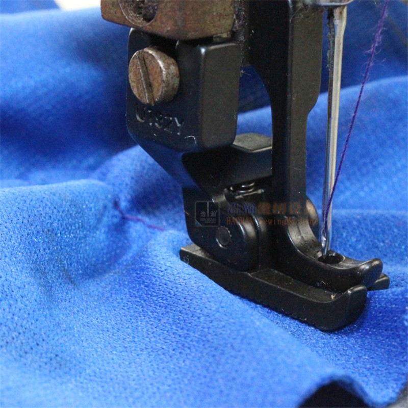 厚料双压脚打邹压脚日星同步车压脚厚料dy车活动双边特殊皮革打皱压脚