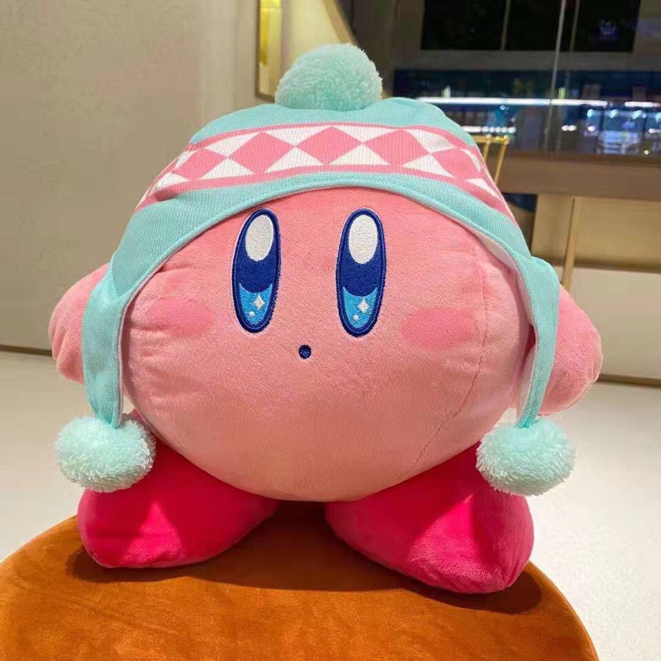 星之卡比瓦豆鲁迪公仔 瓦多迪星之卡比豆鲁迪毛绒公仔可爱睡觉抱枕