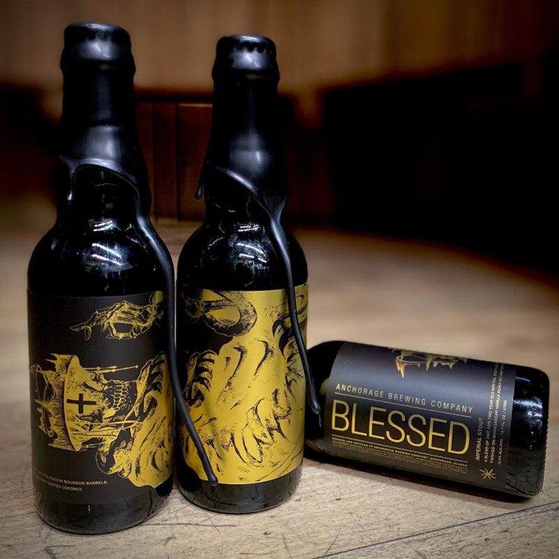 安克雷奇啤酒 美国进口恶魔的交易 黑豹过桶帝国世涛精酿啤酒 恶魔的