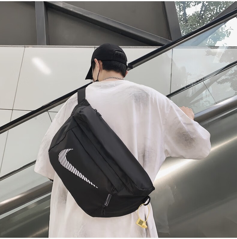 2022新款nike耐克王一博同款腰包斜挎包单肩包运动胸包男女学生大