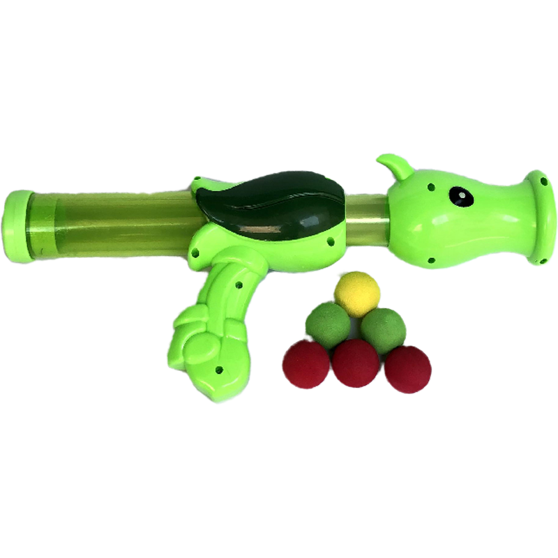 软弹枪豌豆枪植物大战僵尸软弹枪空气动力枪空气炮泡沫玩具枪 m416软