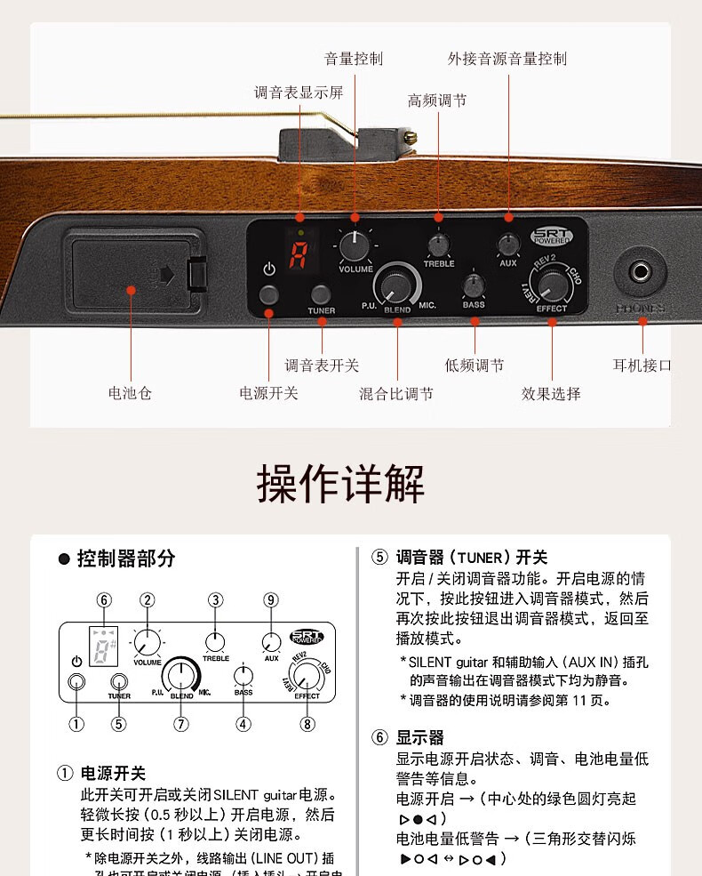 yamaha雅马哈静音吉他slg200系列便携旅行民谣古典演出折叠电箱琴slg