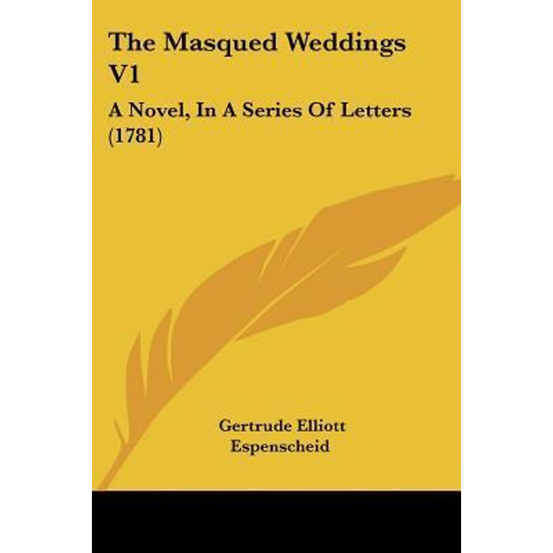 按需印刷The Masqued Weddings V1[9781120902498]