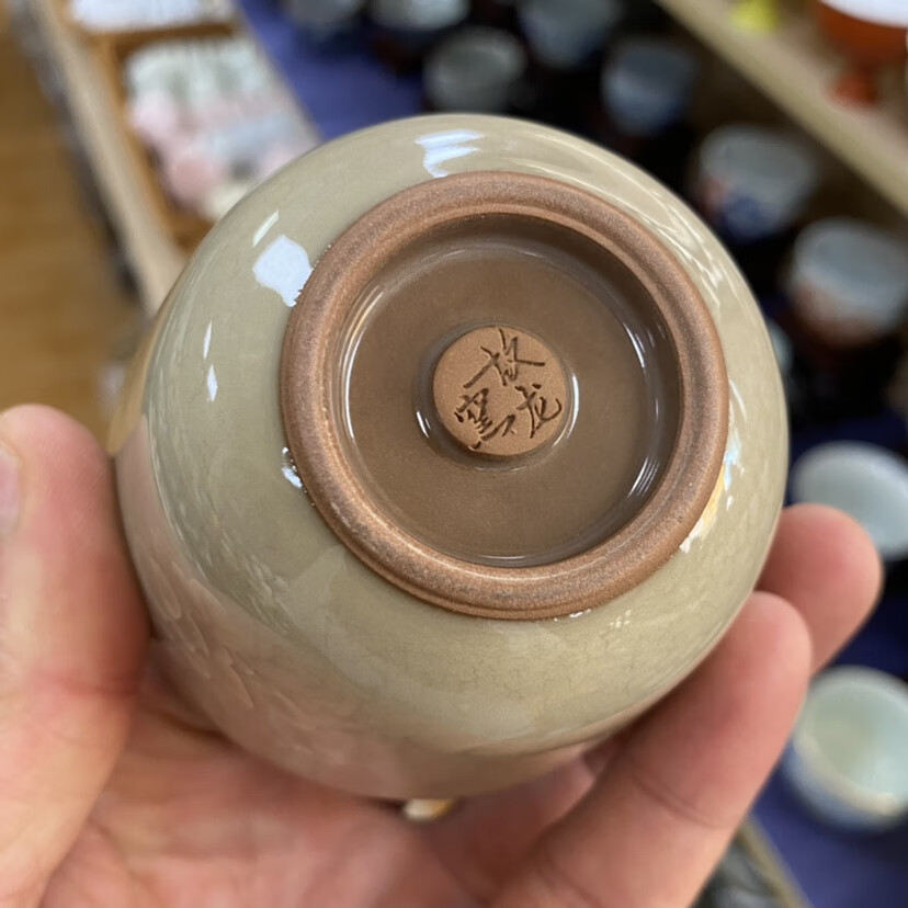 猪油冻茶杯 猪油冻冰花主人杯单杯高端陶瓷功夫茶杯喝茶碗大号茶盏