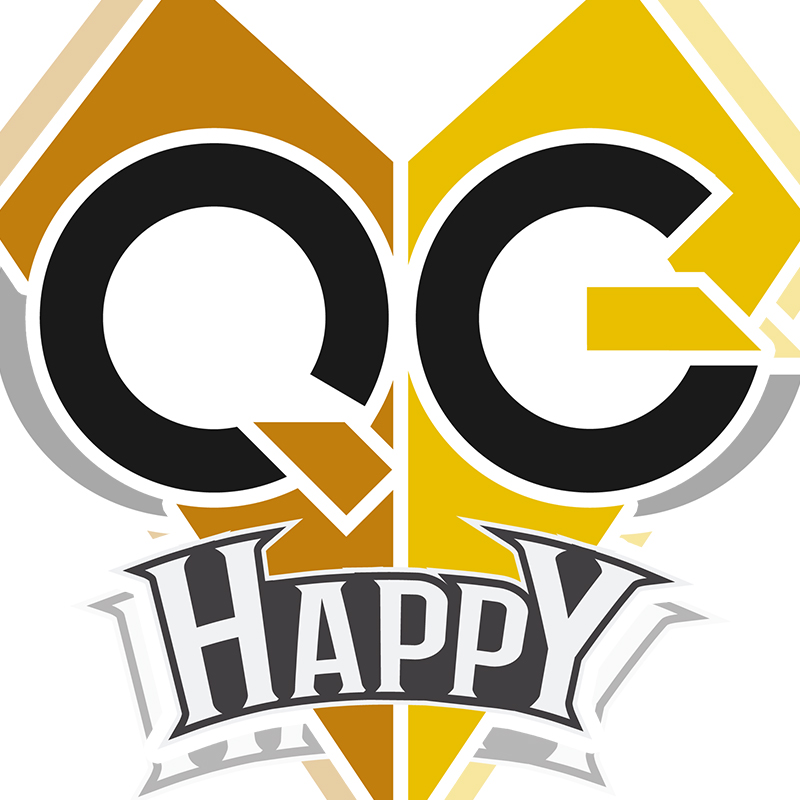 qghappy战队服夏季卫裤男女周边五分裤王者游戏短裤子休闲裤定制 黑色